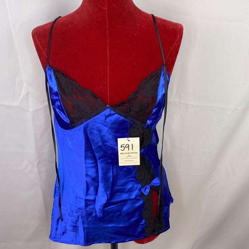 Elegant Moments Royal Blue Lingerie Babydoll